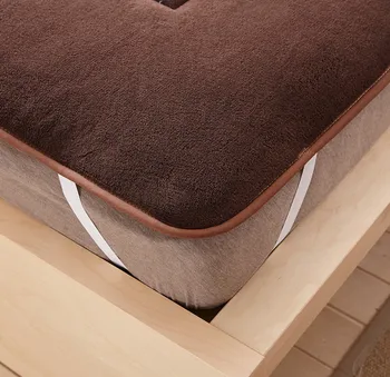 Skladacia pribrala flanelové matrac študentské koľaje jednoduché dvojité tatami postele matrace matrace továreň na priamy predaj