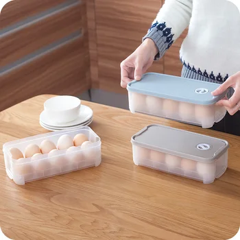 Vajcia Úložný Box Potravín Kontajner Bin Plastové Okno Organizátor Doma Kuchynské Pomôcky