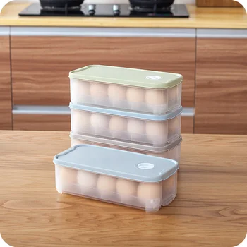 Vajcia Úložný Box Potravín Kontajner Bin Plastové Okno Organizátor Doma Kuchynské Pomôcky