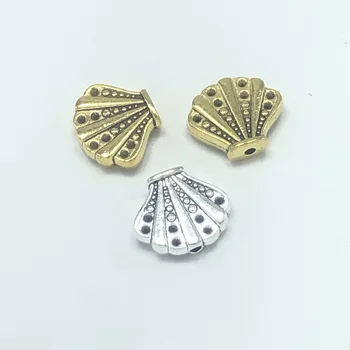 JUNKANG 10pcs 13mm*15 mm najpopulárnejších Európskych a Amerických perforované shell DIY handmade náramok, Náhrdelník Šperky pripojenie príslu