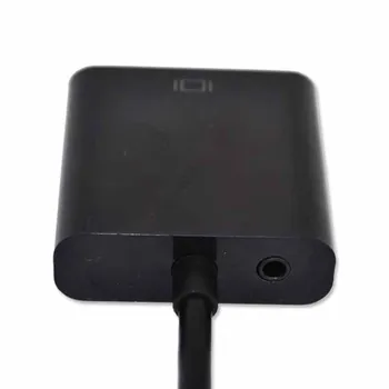 Kebidu VGA Video adaptér HDTV Monitor CRT TV pre XBOX 360 PS3 kompatibilný s HDMI na VGA, 3,5 mm konektor Audio kábel Kábel Adaptéra Konvertor