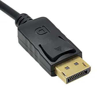 DP-HDMI Samec Samica kábel Kábel Adaptéra 1080P Converter Adaptér Kábel pre Zobrazenie na PC Notebook, Projektor Audio