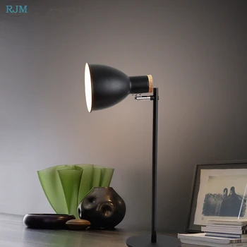 Nordic Jednoduché, Moderné, Kreatívne Stolové Lampy Osobnosti Módy Železa Stolná Lampa na Stôl, Spálňa Posteli Obývacia Izba Osvetlenie Interiéru