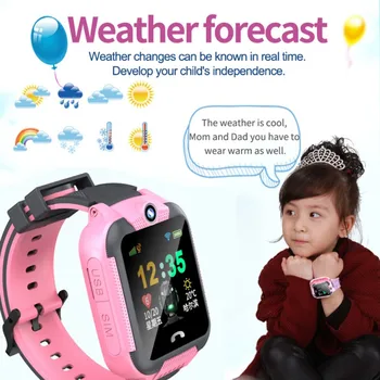Nepremokavé Deti Smart Hodinky, Fotoaparát SOS Volanie LBS Sledovanie Polohy Vyhľadávanie Deti Baby Smartwatch Anti Stratil Monitora Hodinky DS72