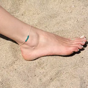 Nové České Korálky, perly Nohy Ponožky Sexy Ženy, Letné Beach Nohy Reťazí Vyhlásenie Naboso Sandál Ponožky Šperky 1 PC