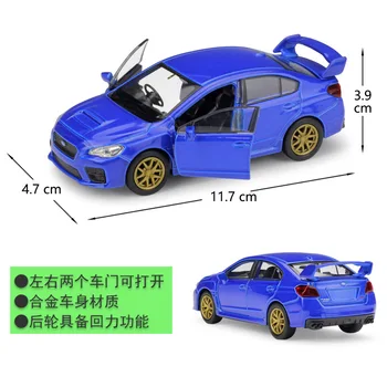 Well Pôvodné 1:34-36-39 Subaru WRX Srí Simulácia Zliatiny Modelu Auta Vytiahnuť Späť Auta