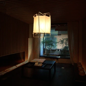 Japonský Dizajn Bambusu Handričkou Svietidla Prívesok Svetlo Klasických Tradičných Zen Umenie Pozastavenie Svietidlo Jedáleň/Čaj Izba Reštaurácia
