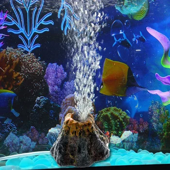 Sopka Tvar Akvarijné ryby nádrž dekor kyslíka čerpadla vzduchová bublina kameň Vzduchu Pohon Čerpadla akvárium Hračka akvárium Ornament