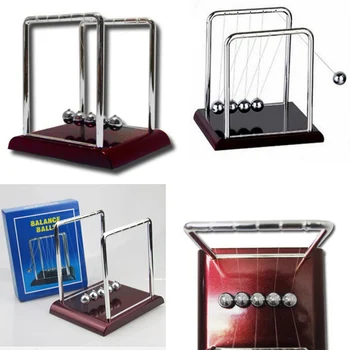 Figúrky Miniatúry Newton Výučby Vedy Stôl hračky Kolísky Ocele Rovnováhu Loptu Physic Vzdelávacie Dodávky bytové doplnky