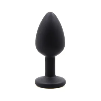 Nový Silikónový Análny Sex Hračky Zadok Plug S Krištáľovo Dospelých Slave BDSM Sex Produkty Dvore Sexuálne Hračky