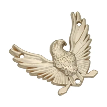 Vlastné Zvierat Logo Kovový Štítok Pre Oblečenie S Kovovou Eagle Logo, Etikety Na Mieru Prispôsobené Ručné Kovové Značky Na Topánky