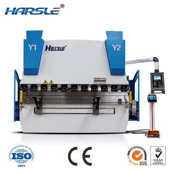 Vynikajúce mechanické kapacita Harsle WE67K CNC hydraulický posilňovač motorových ohraňovacieho ohýbanie plechu