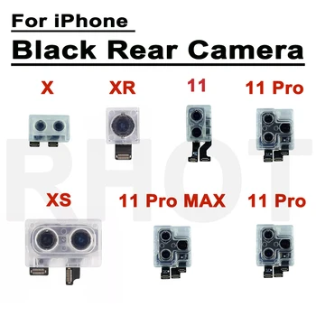Testované, originálne zadné hlavné zadná kamera Pre iPhone X XS XR XS MAX 11 11 Pro 11 Pro Max 12 12 Pro hlavné zadná kamera modul