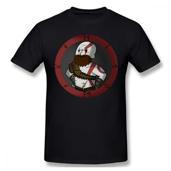 2021 Voľný čas Módne bavlna T-shirt Boh Vojny gréckej Mytológie Kratos Athena je Blades Hra pre Mužov Chlapec Zábavné Crewneck