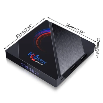 H96 MAX Smart TV Box 16GB 32GB 64GB Allwinner H616 Quad Core ARM Cortex A53 Wifi