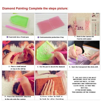 DIY 5D Diamond Maľovanie na Plné Kolo Vŕtať Aurora Diamond Výšivky Scenérie Jazera Cross Stitch Art Steny Domova Darček