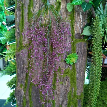 Nástenné Závesné Umelé Rastlinné Ratanový Viniča Domov Záhrada Svadobné Dekorácie Simulácia Zelené Listy Rastlín