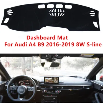 Pre Audi A8 D3 2003-2010 4E S-line Vysoká kvalita Anti-Slip Mat Slnečník Dashmat Chrániť Koberec Panel Kryt Pad Príslušenstvo