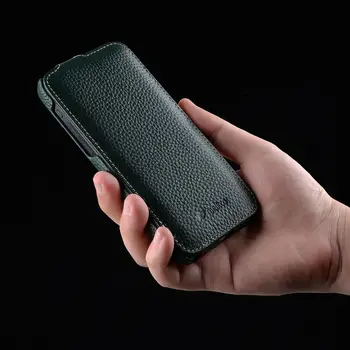 Flip kožené telefón puzdro pre iphone 12 pro max 12 pro telefón prípade 2020 luxusné, ručne vyrábané jednofarebné puzdro pre iphone 12 mini 12 prípade