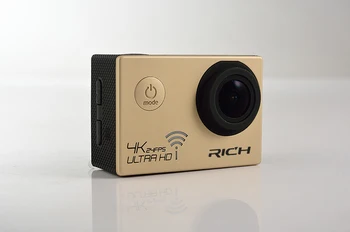 Akčné kamery Ultra HD 4K 24 snímok za sekundu WiFi NTK96660 2.0 palcový 16MP 170D Len Helmet Cam Nepremokavé 30 METROV Extrémne Športové Kamery