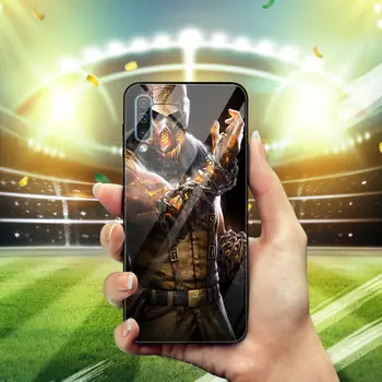 Mortal Kombat Tvrdeného Skla Telefón Prípadoch pre Samsung Galaxy J4 A8 A9 A10 A20 A30 A40 A50 A70 A80 A90 S8 S9 S10 Plus