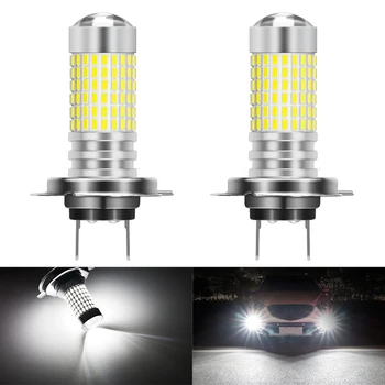 Katur 2x H7 Led Žiarovky pre Autá Hmlové Svetlá Jazdy Vodičské Lampa LED 6000K-Biele 1500Lm Auto Led Beží Svetlo DC 12V Pre LED