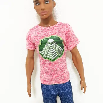 Ken Chlapec Priateľ, Ružové a Modré Nohavice, Nastavený pre Barbie BJD Bábiky Oblečenie Príslušenstvo Hrať Dom dresing Deti Hračky