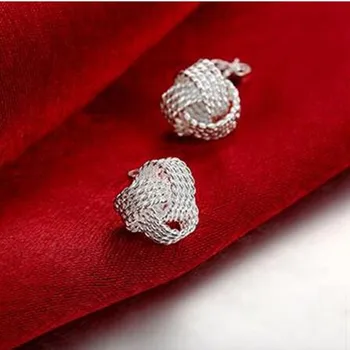 925 Sterling Silver Náušnice Trendy Módne Šperky Náušnice Pre Ženy Eh014