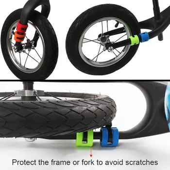 Horský Cestný Bicykel Zadné Vidlica Predná Vidlica Anti-Kolízie Gumový Krúžok Ochrany Reťazca Nálepky Požičovňa Ochrany Reťazca Príslušenstvo