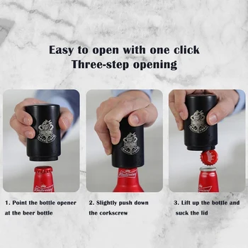 Automatické Magnetické pivo otvárač fľaše z Nehrdzavejúcej Ocele Prenosné Magnet Víno Otvárače Bar nástroje Magnetische bier flesopener