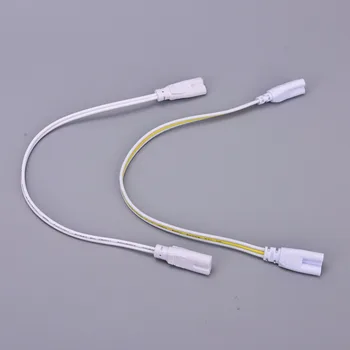 1Pc 3 pin alebo 2 pin LED Trubice Konektor 30 cm, Dva-Tri fázy-fáza T4 T5, T8 Led Lampy, Osvetlenie, Pripojenie Double-end Kábel Drôt