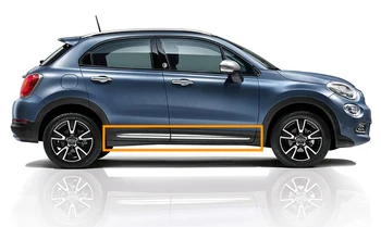AITWATT ABS Chrome Bočné Dvere Tvarovanie Tela Sklon Tvarovanie Pásu Fólie Chránič Kryt Pre Fiat 500X 2017 2018