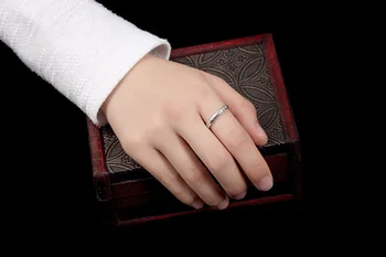 KJJEAXCMY boutique jewelryar S925 Mincový Striebro šesť znakov, pravda, znak, retro osobnosti, zjednodušená Thai strieborný prsteň,