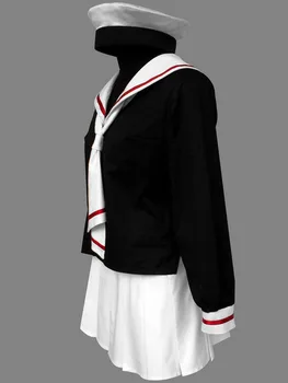 CARDCAPTOR SAKURA anime cosplay KINOMOTO SAKURA Tomoeda Základnej Školy dievčenské zimné jednotné cosplay halloween Kostýmy
