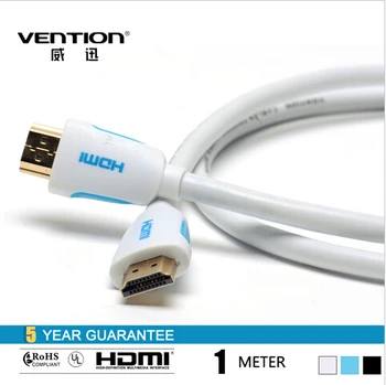Vencie Vysokej Rýchlosti, Biela Farba, HDMI Kábel 1M/3 FT 1.4 V 1080P w/3D Ethernet Pre PC / Blu-ray, DVD/TV
