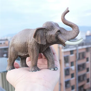 Zviera hračka simulácia Mamut Africký slon pevné jadro modelu Dekorácie plastikový model hračka