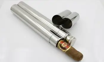 20pcs/veľa flagon cigaru trubice ako darček pre muža alebo ženy môže dať CIGÁR a VÍNO, ako sú Cestovné Nástroje BOX z Nehrdzavejúcej ocele víno prípade box