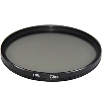 2 KS Agnicy CPL Kruhové Polarizer Filter pre SLR Príslušenstvo Objektívu, 72 MM CPL
