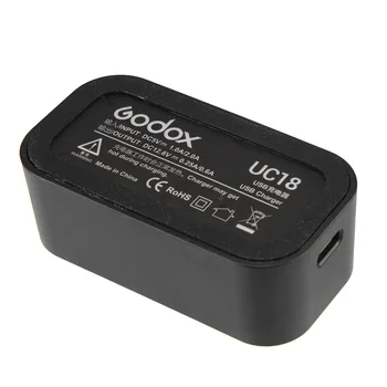 Godox Pôvodné UC18 UC20 UC29 USB Nabíjačka pre VB18 V850II V860II / VB20 V350C V350N V350S V350O V350F / WB29 AD200