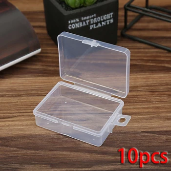 Multifunkčné Úložný Box Transparentné Mini Hrubé úspora Priestoru Šperky