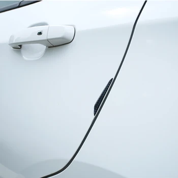 4PCS Dvere Auta Strane Okraj Ochrana Pre BMW Benz Audi Nissan Cruze Stráže Výbava Nálepky protizrážkové Pásy Chrániť Páska Univerzálna