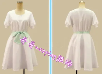 Doprava zadarmo Vlastné lacné biele šaty Yui Cosplay Kostým z Sword Art Online