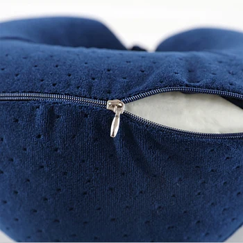 U-tvarované krčný vankúš cestovanie krku ochrany pamäte bavlna nap pre mužov a ženy
