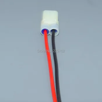 Shhworldsea 2 pin spôsobom 2.2 mm Muž Žena nepremokavé elektrické auto konektor plug 6180-2451 6187-2801 6187-2804