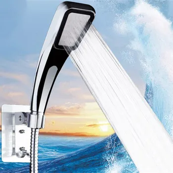 300 Otvory Tlak Zrážok Sprcha Booster Sprcha Hlavu Úsporu Vody, Filter S Postrekovačom Vysoký Tlak Na Šetrenie Vody