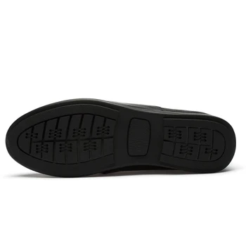 Kvalitné Obchodné Mužov topánky Originálne Kožené členkové Topánky Byty Plus Veľkosť Klasické Vonkajšie Jazdy Topánky Mužov