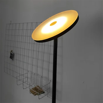 Nordic LED stojacie Lampy Železa Led Podlahové Svetlá 360 Stupňové Otáčanie Stmievanie Prepínač Spálne, Obývacia Izba, Stojace Lampy, Osvetlenie Interiéru