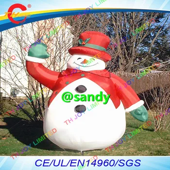 Zadarmo leteckú prepravu na dvere,festival dekorácie nafukovacie obrie Vianočné snehuliak,nafukovacie snow man cartoon replika