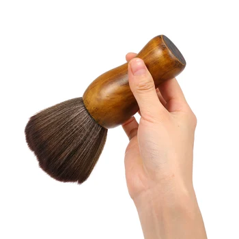 Mäkké Holič Čistenie Hairbrush Husté Vlasy Sweep Kefa Kadernícke Krk Tvár Toaletný Kefa Salon Domácnosti Vlasy Styling Nástroj