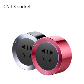 CN LED Zapojte Elektrické Zásuvky Zásuvky USB Moverable Adaptér pre Napájanie Trati Čierna Červená Modrá Strieborná Šedá Q